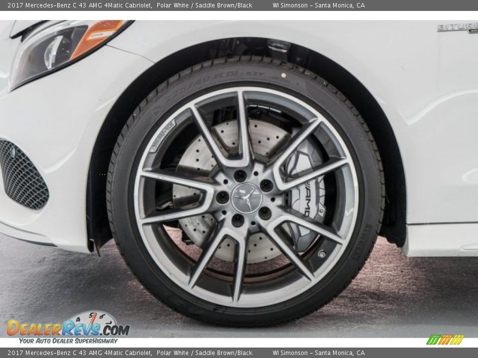 2017 Mercedes-Benz C 43 AMG 4Matic Cabriolet Wheel Photo #10