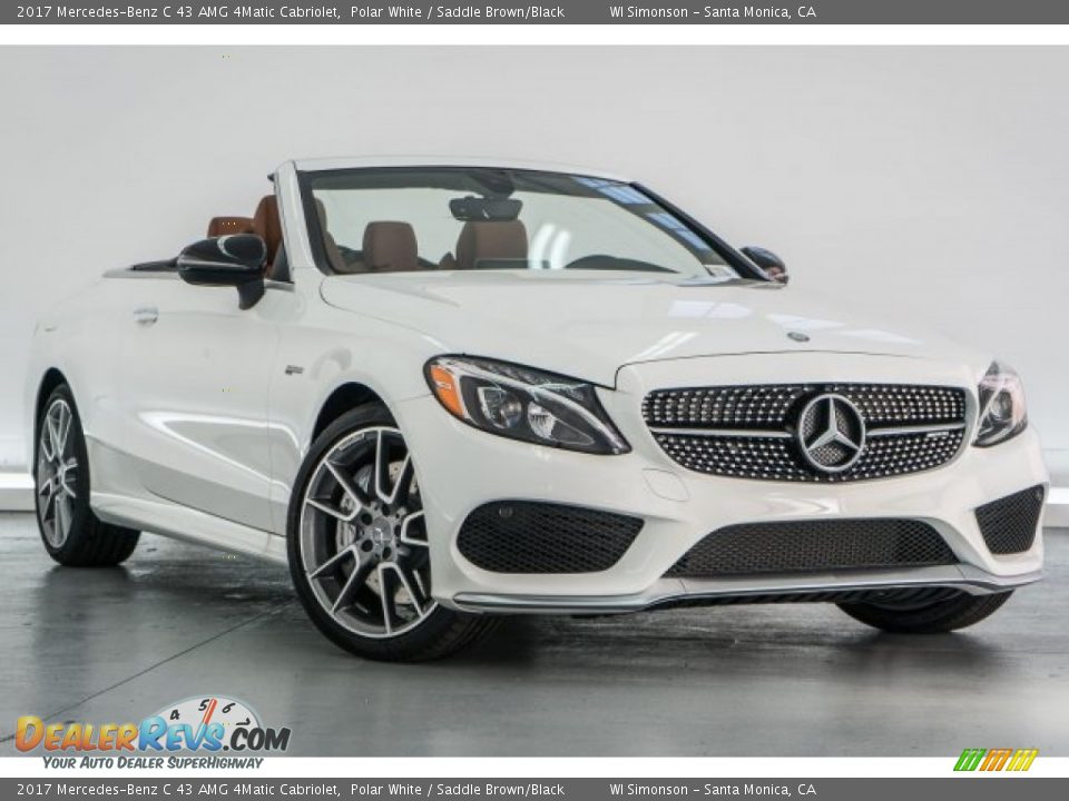 Front 3/4 View of 2017 Mercedes-Benz C 43 AMG 4Matic Cabriolet Photo #12
