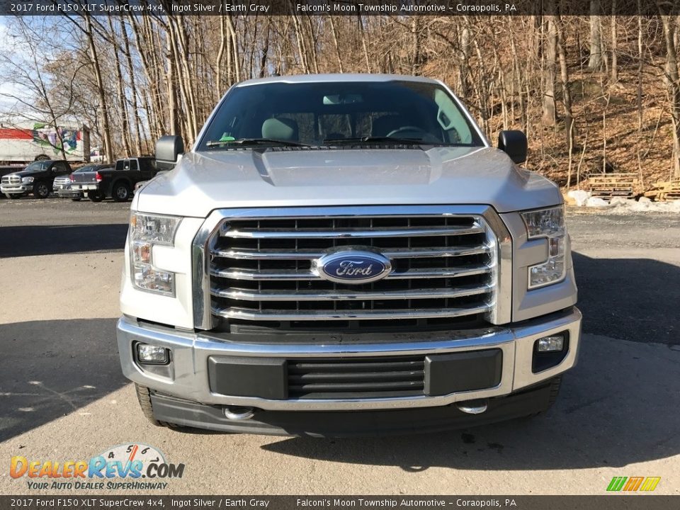 2017 Ford F150 XLT SuperCrew 4x4 Ingot Silver / Earth Gray Photo #2
