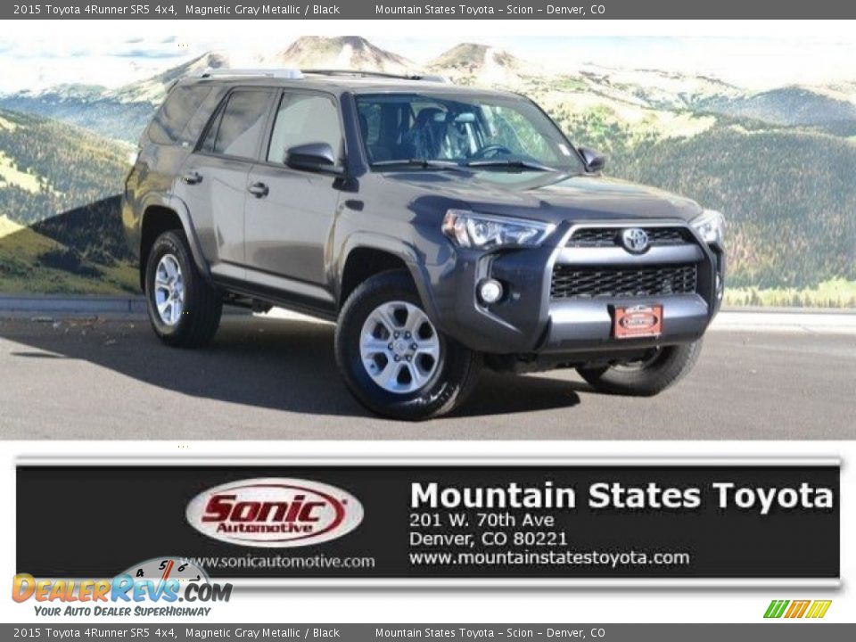 2015 Toyota 4Runner SR5 4x4 Magnetic Gray Metallic / Black Photo #1