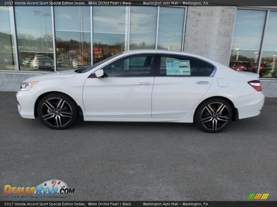 2017 Honda Accord Sport Special Edition Sedan White Orchid Pearl / Black Photo #6