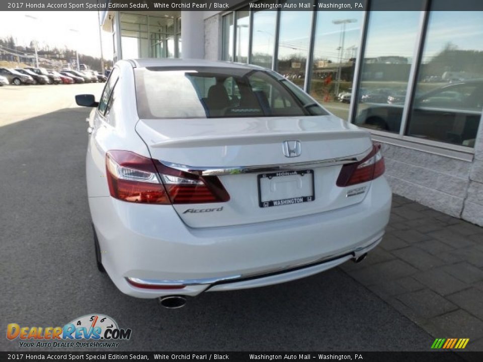 2017 Honda Accord Sport Special Edition Sedan White Orchid Pearl / Black Photo #7