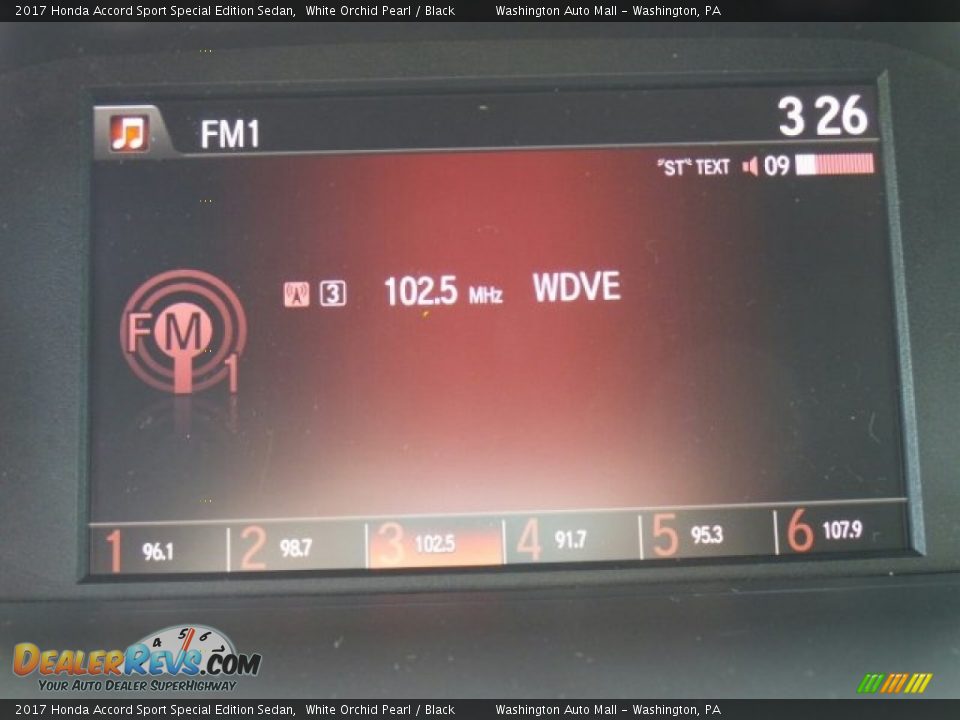 2017 Honda Accord Sport Special Edition Sedan White Orchid Pearl / Black Photo #23