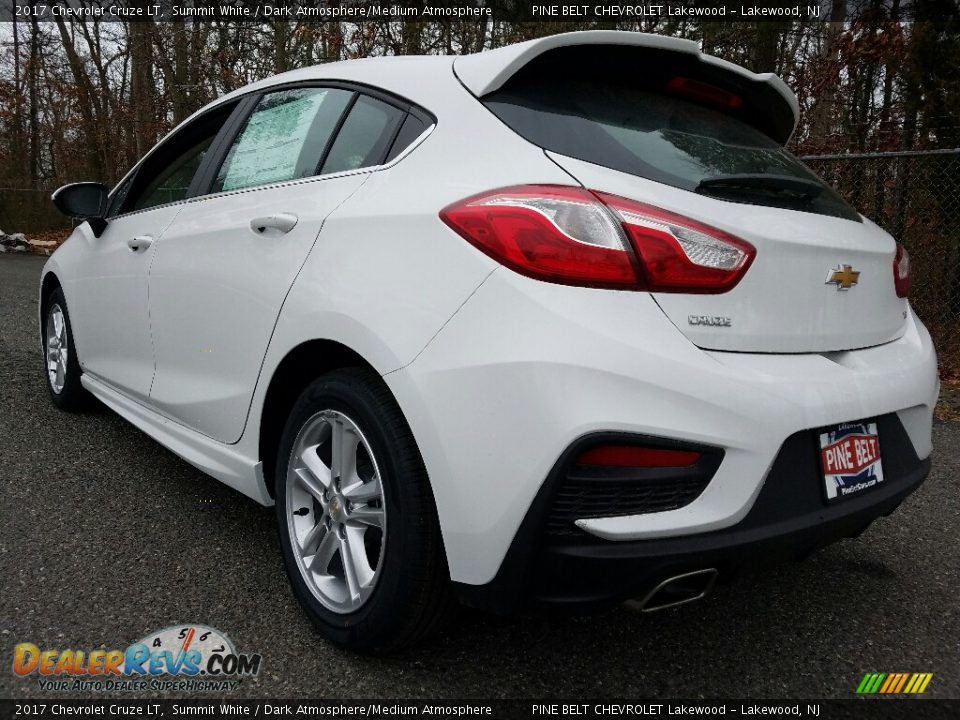 2017 Chevrolet Cruze LT Summit White / Dark Atmosphere/Medium Atmosphere Photo #4