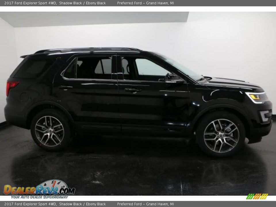 2017 Ford Explorer Sport 4WD Shadow Black / Ebony Black Photo #1