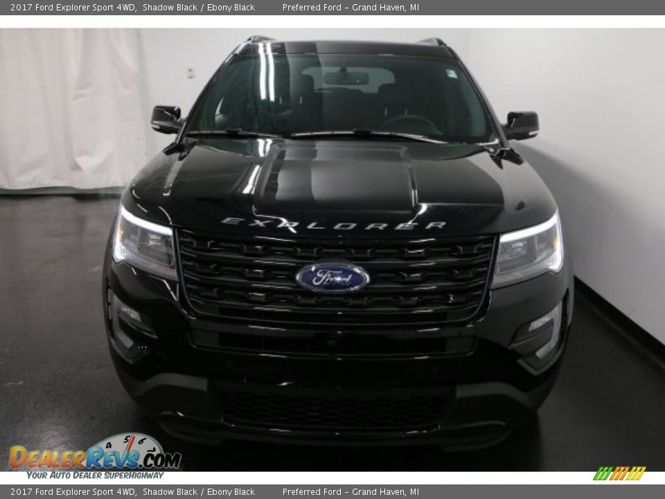 2017 Ford Explorer Sport 4WD Shadow Black / Ebony Black Photo #8