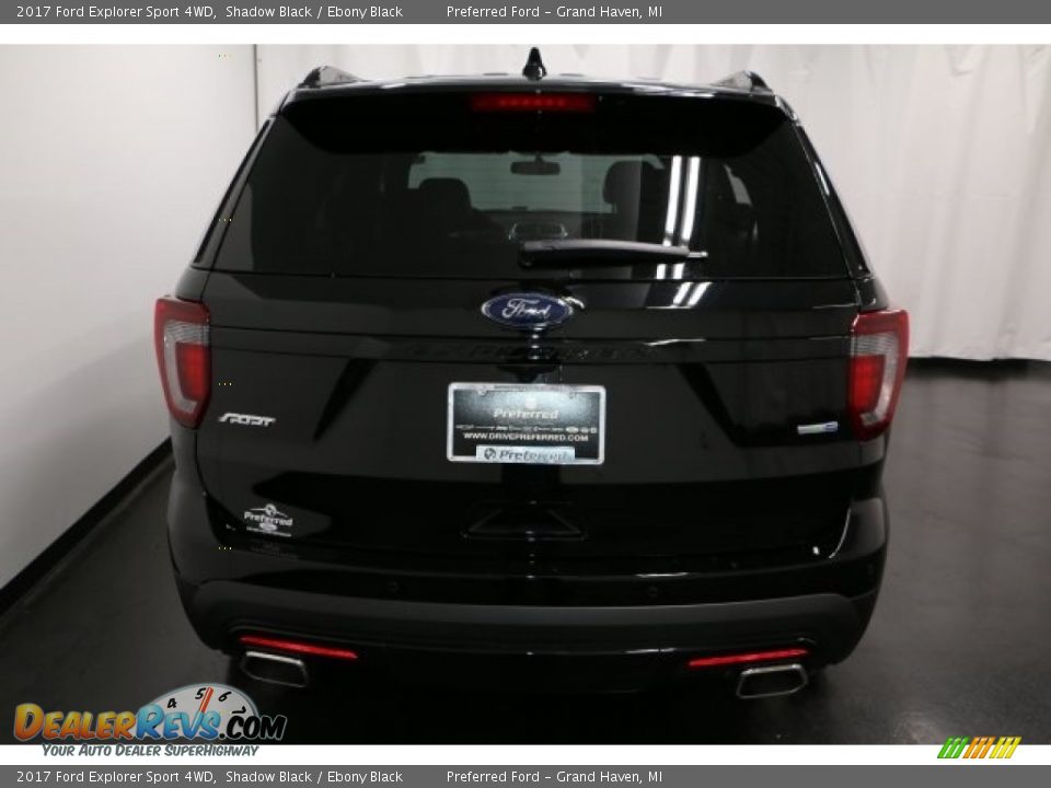 2017 Ford Explorer Sport 4WD Shadow Black / Ebony Black Photo #11