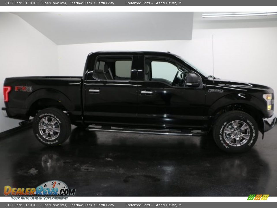 2017 Ford F150 XLT SuperCrew 4x4 Shadow Black / Earth Gray Photo #1