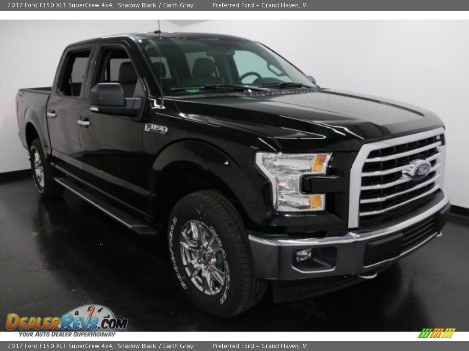 2017 Ford F150 XLT SuperCrew 4x4 Shadow Black / Earth Gray Photo #7