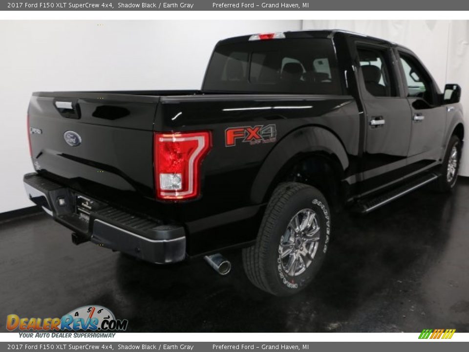 2017 Ford F150 XLT SuperCrew 4x4 Shadow Black / Earth Gray Photo #8