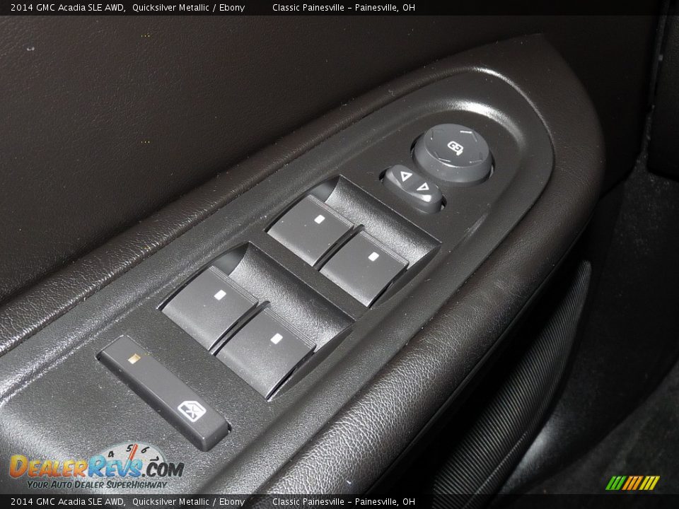 2014 GMC Acadia SLE AWD Quicksilver Metallic / Ebony Photo #11