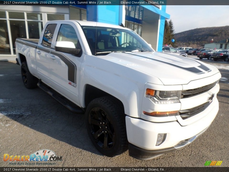 2017 Chevrolet Silverado 1500 LT Double Cab 4x4 Summit White / Jet Black Photo #2