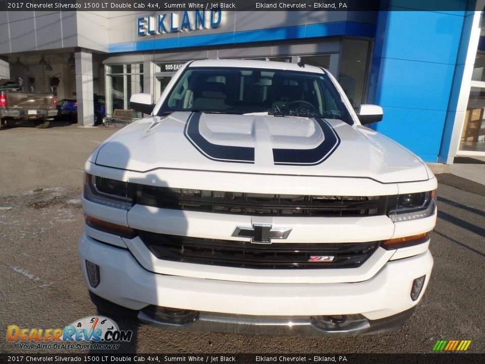 2017 Chevrolet Silverado 1500 LT Double Cab 4x4 Summit White / Jet Black Photo #3