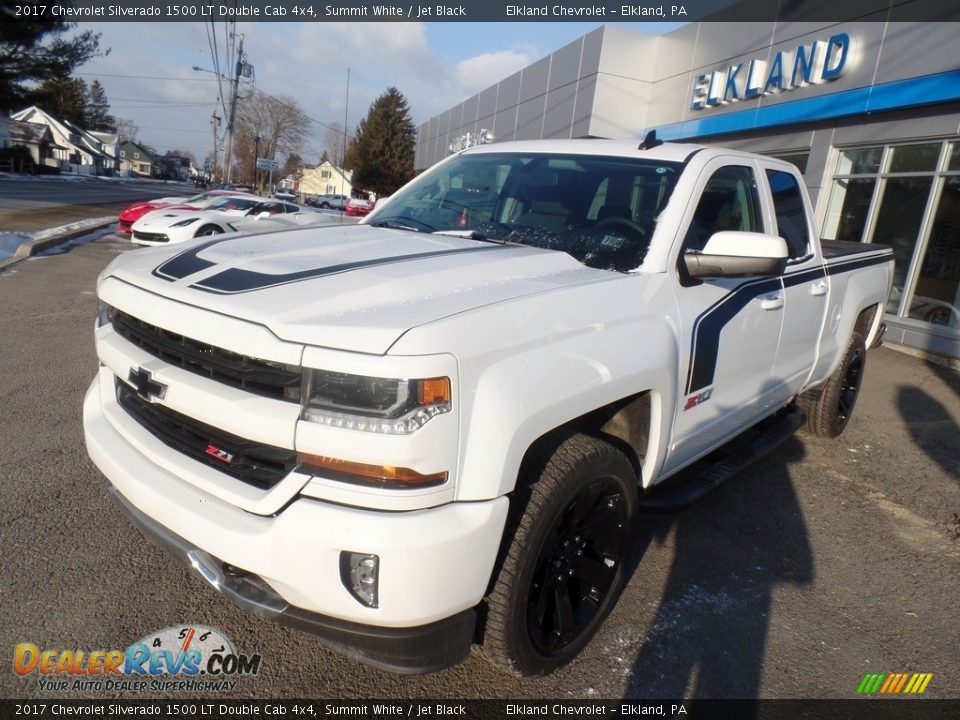 2017 Chevrolet Silverado 1500 LT Double Cab 4x4 Summit White / Jet Black Photo #4