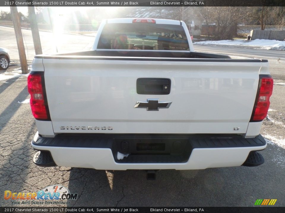 2017 Chevrolet Silverado 1500 LT Double Cab 4x4 Summit White / Jet Black Photo #6