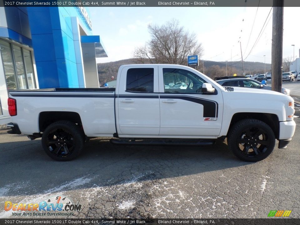2017 Chevrolet Silverado 1500 LT Double Cab 4x4 Summit White / Jet Black Photo #8