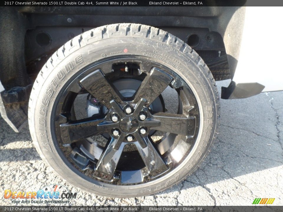 2017 Chevrolet Silverado 1500 LT Double Cab 4x4 Summit White / Jet Black Photo #9