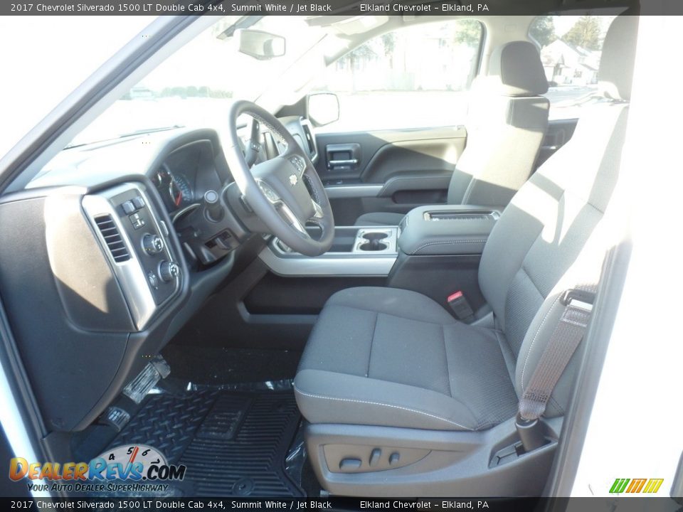 2017 Chevrolet Silverado 1500 LT Double Cab 4x4 Summit White / Jet Black Photo #16