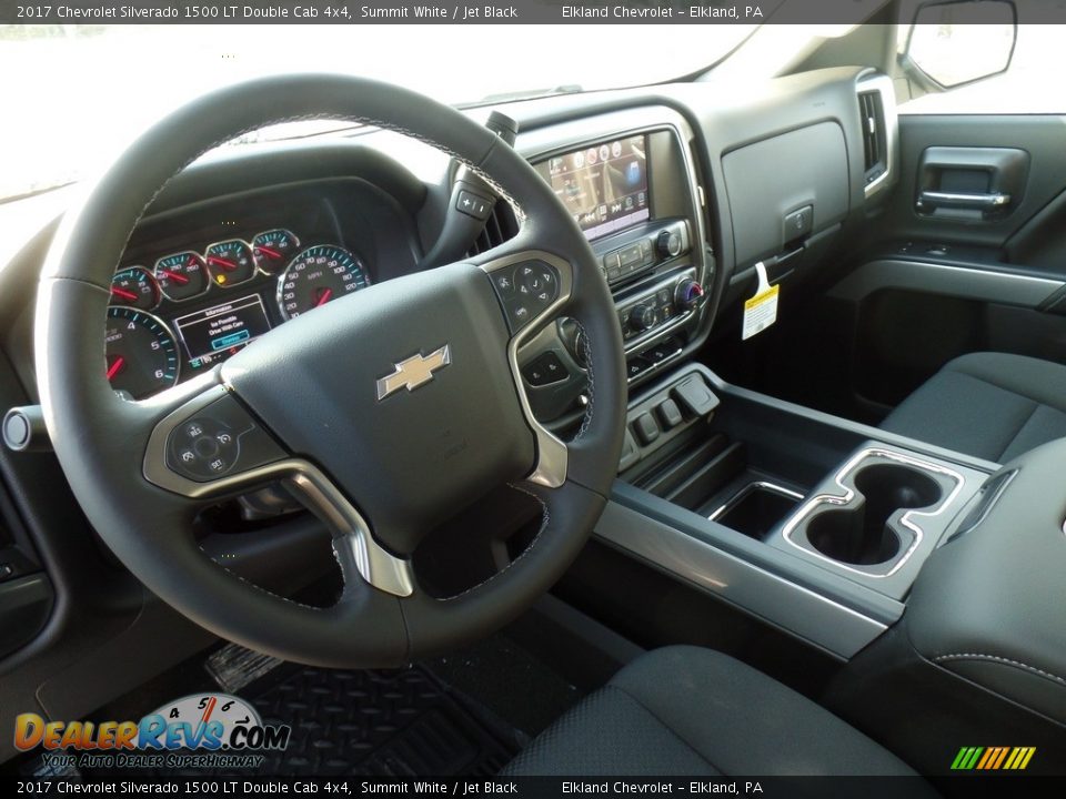 2017 Chevrolet Silverado 1500 LT Double Cab 4x4 Summit White / Jet Black Photo #18