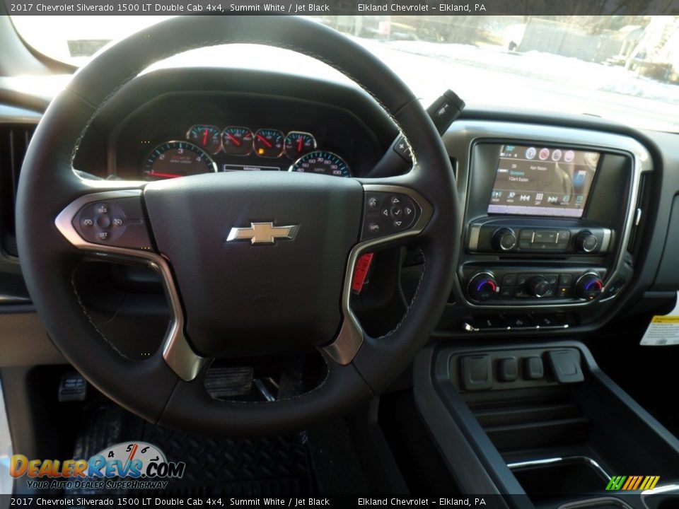 2017 Chevrolet Silverado 1500 LT Double Cab 4x4 Summit White / Jet Black Photo #19