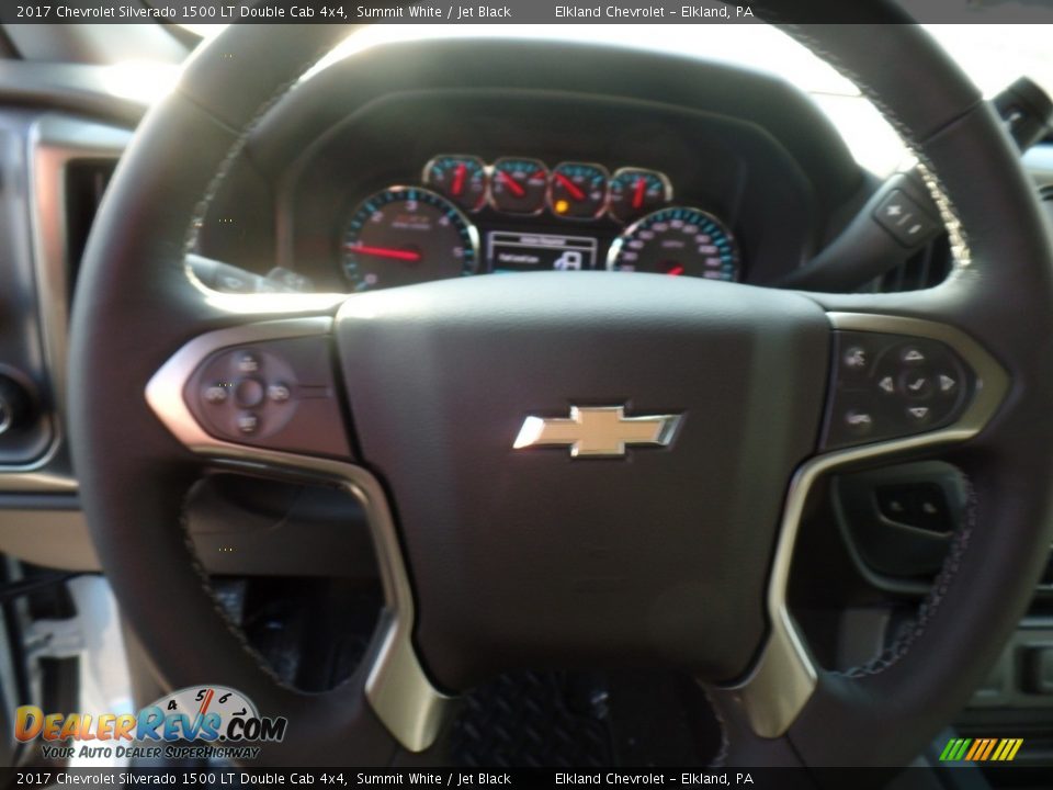 2017 Chevrolet Silverado 1500 LT Double Cab 4x4 Summit White / Jet Black Photo #20