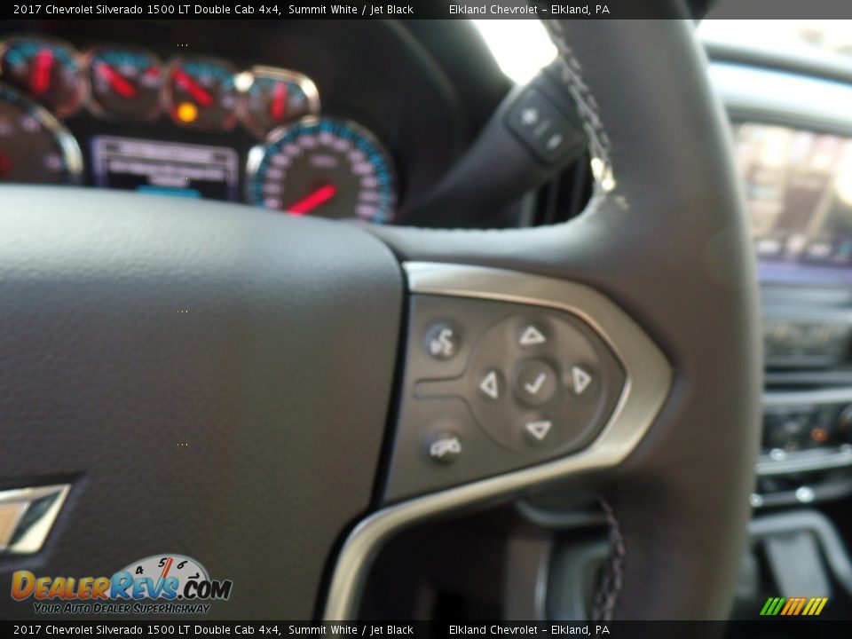 2017 Chevrolet Silverado 1500 LT Double Cab 4x4 Summit White / Jet Black Photo #21