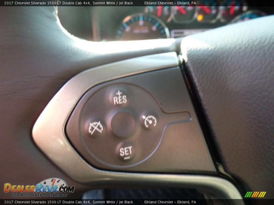2017 Chevrolet Silverado 1500 LT Double Cab 4x4 Summit White / Jet Black Photo #22