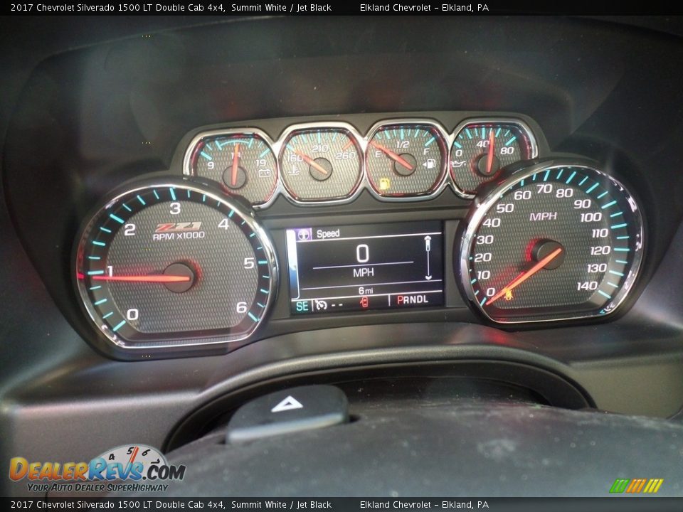 2017 Chevrolet Silverado 1500 LT Double Cab 4x4 Summit White / Jet Black Photo #26