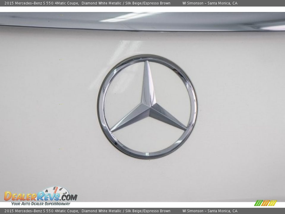 2015 Mercedes-Benz S 550 4Matic Coupe Diamond White Metallic / Silk Beige/Espresso Brown Photo #29