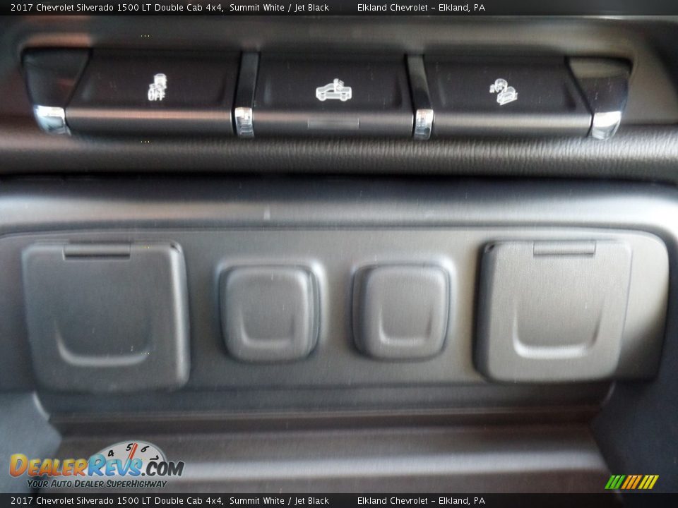 2017 Chevrolet Silverado 1500 LT Double Cab 4x4 Summit White / Jet Black Photo #35