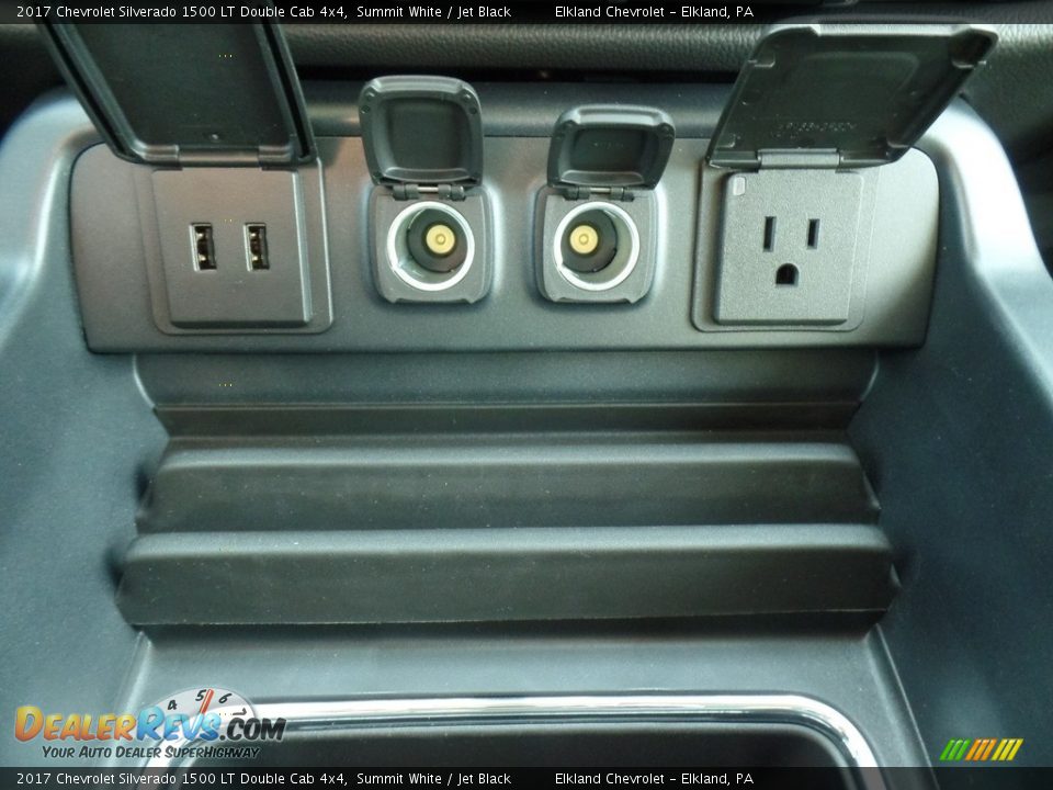 2017 Chevrolet Silverado 1500 LT Double Cab 4x4 Summit White / Jet Black Photo #36