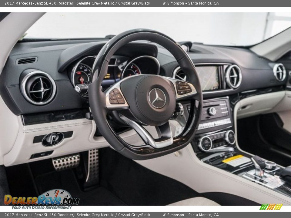 Dashboard of 2017 Mercedes-Benz SL 450 Roadster Photo #5