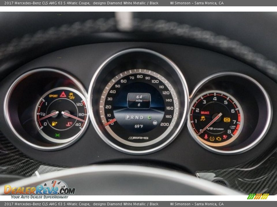 2017 Mercedes-Benz CLS AMG 63 S 4Matic Coupe Gauges Photo #7