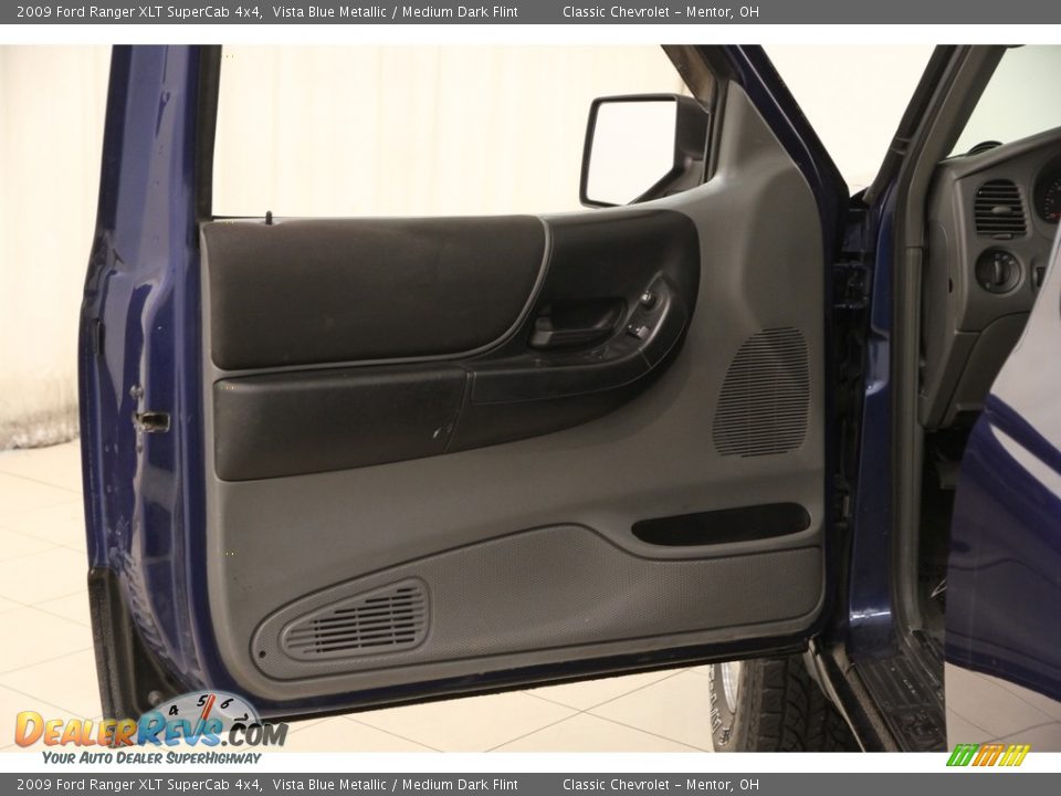 2009 Ford Ranger XLT SuperCab 4x4 Vista Blue Metallic / Medium Dark Flint Photo #4