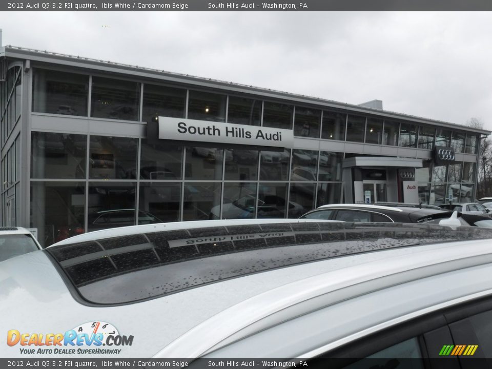2012 Audi Q5 3.2 FSI quattro Ibis White / Cardamom Beige Photo #4