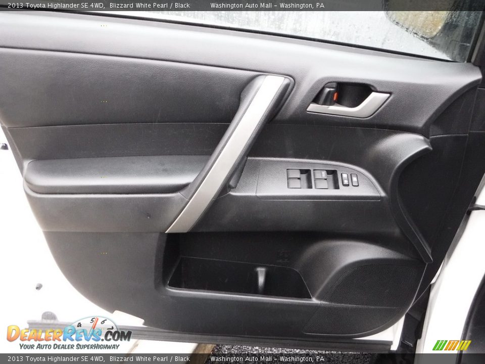 2013 Toyota Highlander SE 4WD Blizzard White Pearl / Black Photo #12