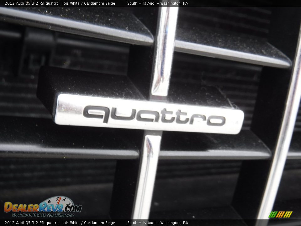 2012 Audi Q5 3.2 FSI quattro Ibis White / Cardamom Beige Photo #8