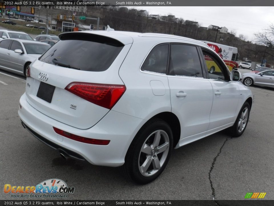 2012 Audi Q5 3.2 FSI quattro Ibis White / Cardamom Beige Photo #13