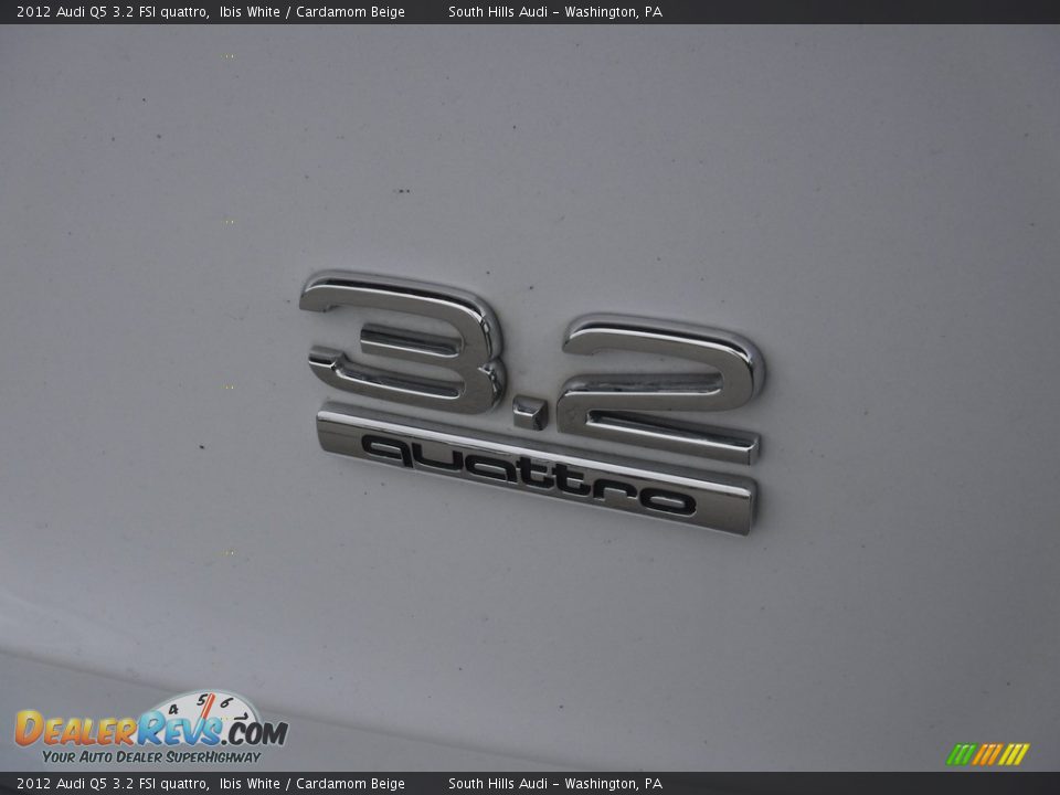 2012 Audi Q5 3.2 FSI quattro Ibis White / Cardamom Beige Photo #14