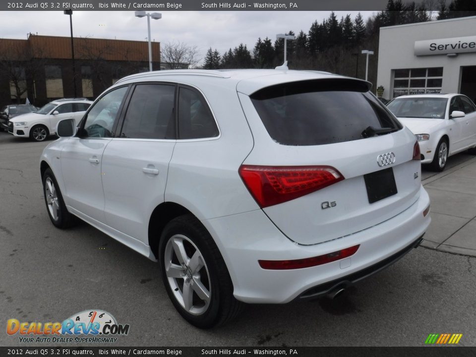 2012 Audi Q5 3.2 FSI quattro Ibis White / Cardamom Beige Photo #16