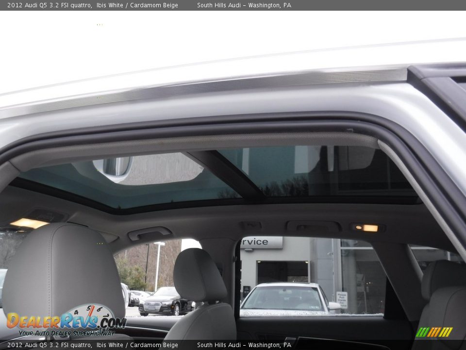 2012 Audi Q5 3.2 FSI quattro Ibis White / Cardamom Beige Photo #18