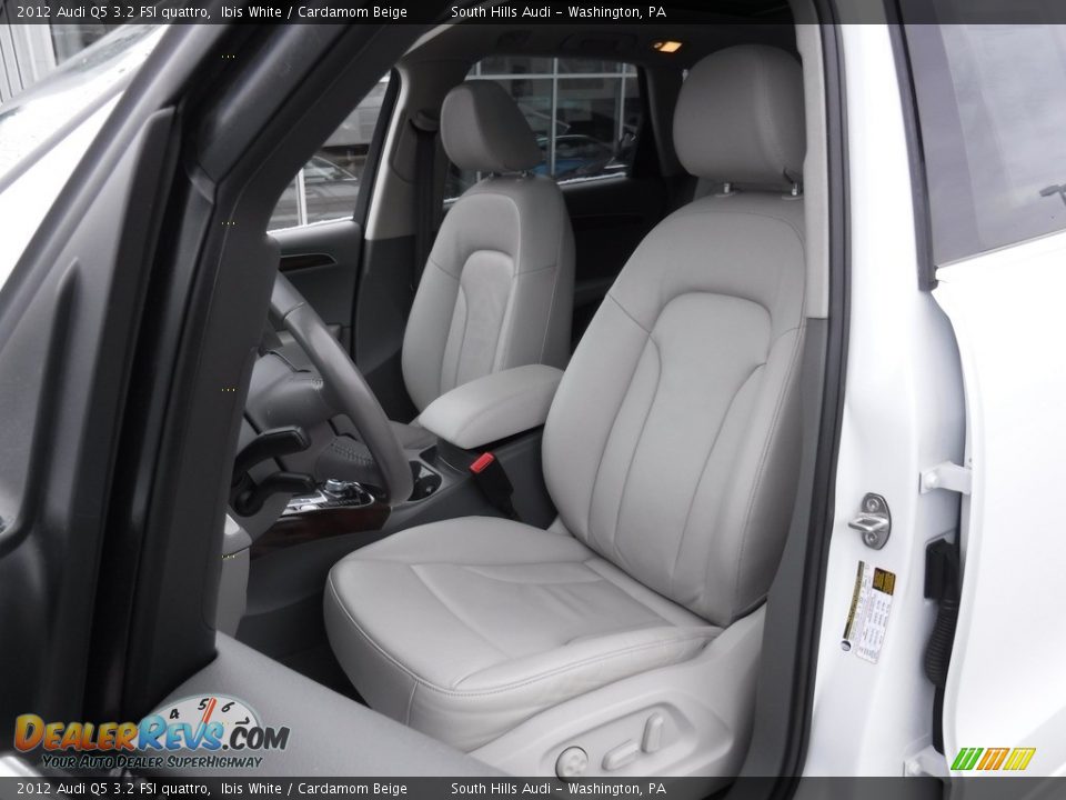 2012 Audi Q5 3.2 FSI quattro Ibis White / Cardamom Beige Photo #20