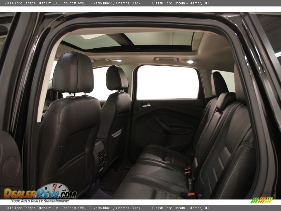 2014 Ford Escape Titanium 1.6L EcoBoost 4WD Tuxedo Black / Charcoal Black Photo #15
