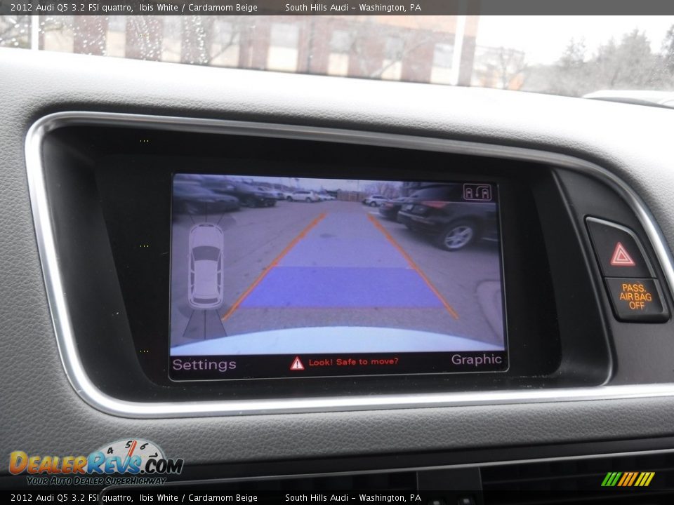 2012 Audi Q5 3.2 FSI quattro Ibis White / Cardamom Beige Photo #27