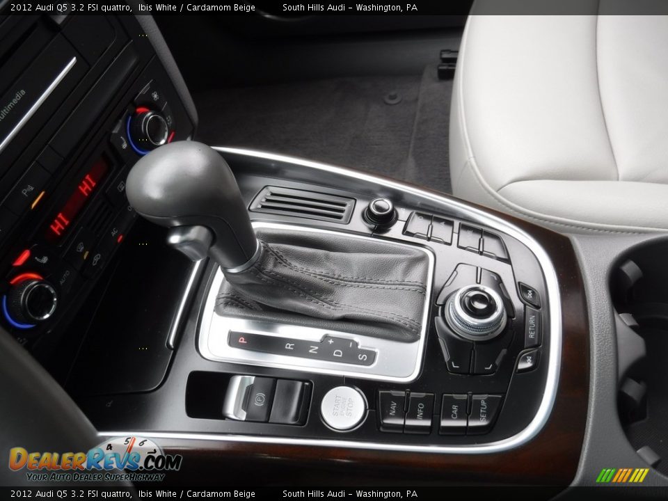 2012 Audi Q5 3.2 FSI quattro Ibis White / Cardamom Beige Photo #29