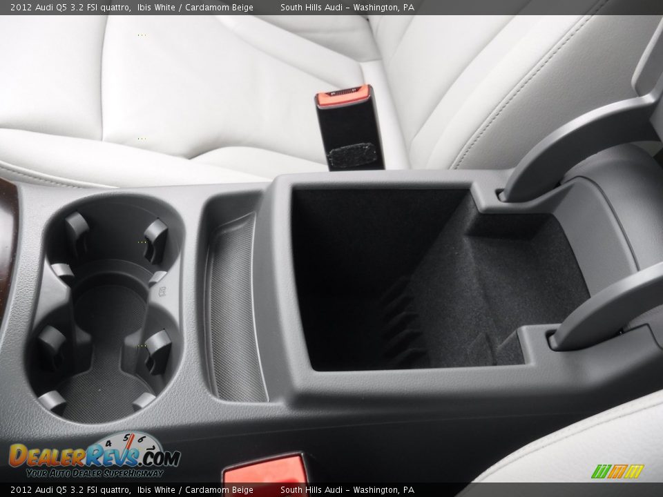 2012 Audi Q5 3.2 FSI quattro Ibis White / Cardamom Beige Photo #30