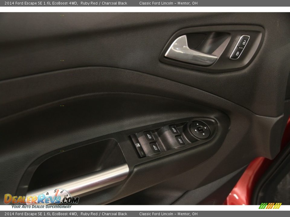 2014 Ford Escape SE 1.6L EcoBoost 4WD Ruby Red / Charcoal Black Photo #6