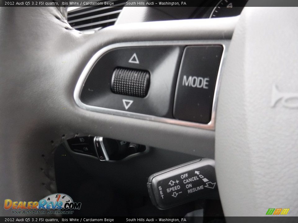 2012 Audi Q5 3.2 FSI quattro Ibis White / Cardamom Beige Photo #34