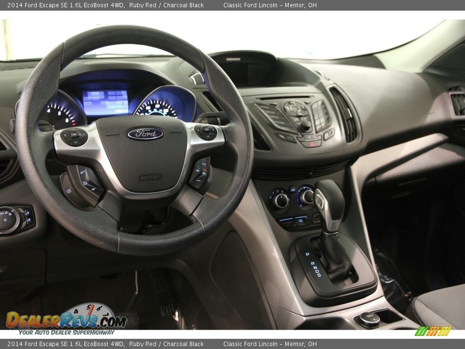 2014 Ford Escape SE 1.6L EcoBoost 4WD Ruby Red / Charcoal Black Photo #9