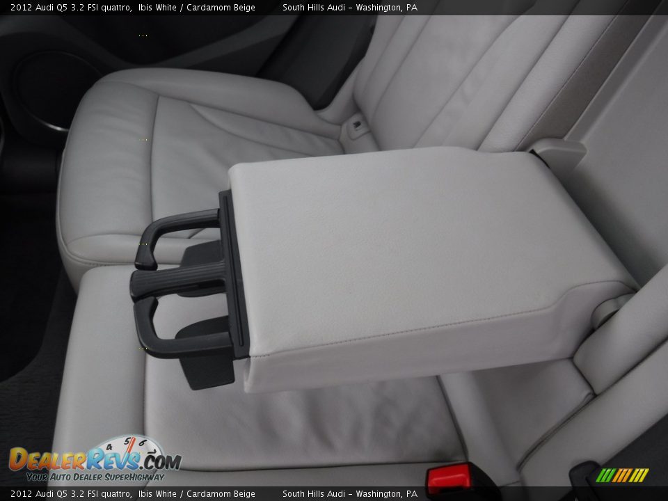 2012 Audi Q5 3.2 FSI quattro Ibis White / Cardamom Beige Photo #36